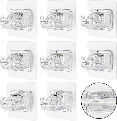 XBEY White Curtain Hooks