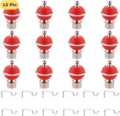 ZAPEX Red Rod Rail Bracket Metal