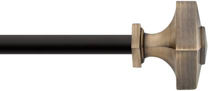 Deco Window Brown Curtain Rods Metal