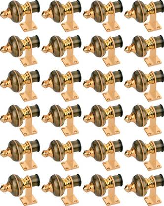 Sun Shield Multicolor, Gold Curtain Knobs, Curtain Hooks, Rod Rail Bracket Metal