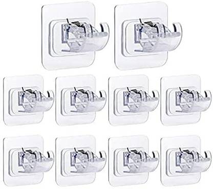 XBEY White Curtain Hooks Metal