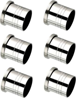 Circle Silver Rod Rail Bracket Metal