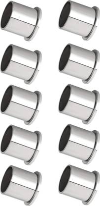 Circle Silver Rod Rail Bracket, Curtain Knobs, Curtain Hooks Metal