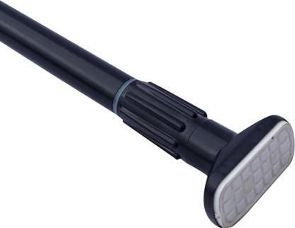 HomeCloud Black Curtain Rods Metal