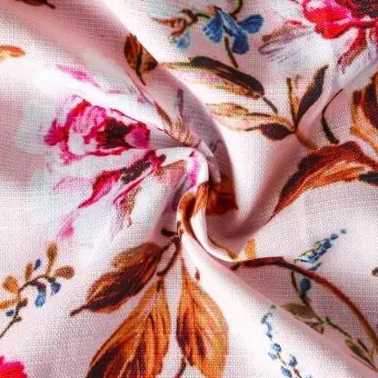 COOQS Lafama Digital Print fabric meter cloth Cotton -1 Meter Curtain Fabric