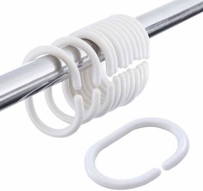 uniquella Pack 100 Pcs Shower Curtain C Hook Rings Curtain Hook