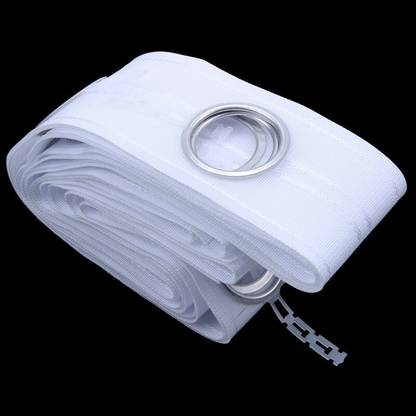 UNIQUEALLA 5 Meter Aluminum Eyelet Tape Curtain Hook