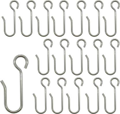 DESIRED DECOR Stainless Steel Curtain Track & Drape Wire Hooks For Ceiling & Window Curtain Curtain Hook