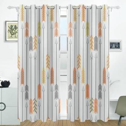 s23 154 cm (5 ft) Polyester Room Darkening Window Curtain Single Curtain