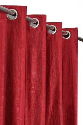 Lucacci 213 cm (7 ft) Polyester Room Darkening Door Curtain (Pack Of 2)