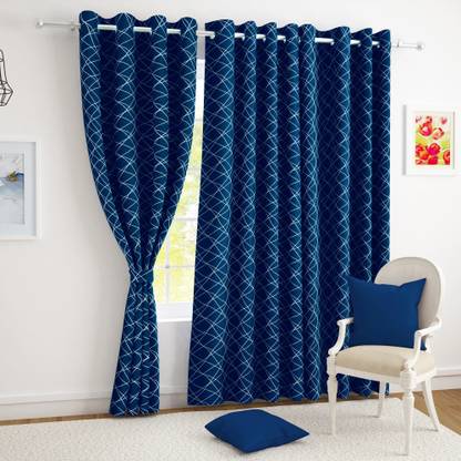 Story@home 215 cm (7 ft) Polyester Blackout Door Curtain Single Curtain