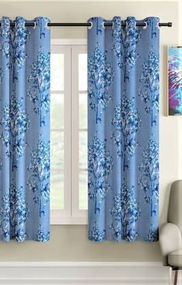 Fashion String 153 cm (5 ft) Polyester Semi Transparent Window Curtain Single Curtain