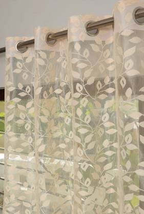 P.R Decor 153 cm (5 ft) पर्दा (2  का पैक)