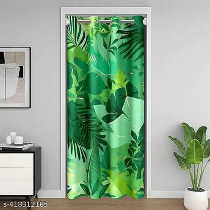 LHD 154 cm (5 ft) Window Polyester Room Darkening Curtain Single Curtain