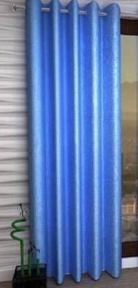 HHH FAB 213 cm (7 ft) Polyester Semi Transparent Door Curtain Single Curtain