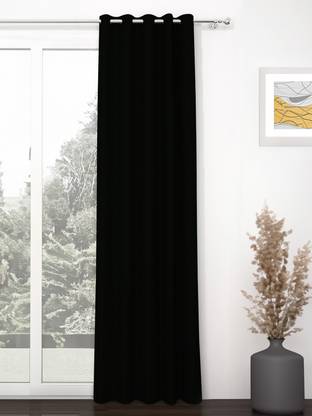 Story@home 215 cm (7 ft) Polyester, Silk Blackout Door Curtain Single Curtain
