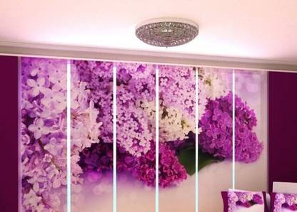 Vmv Décor 154 cm (5 ft) Polyester Room Darkening Window Curtain (Pack Of 2)