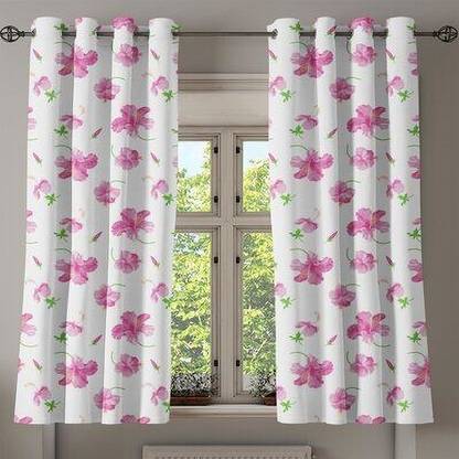 Ad Nx 154 cm (5 ft) Polyester Room Darkening Window Curtain Single Curtain