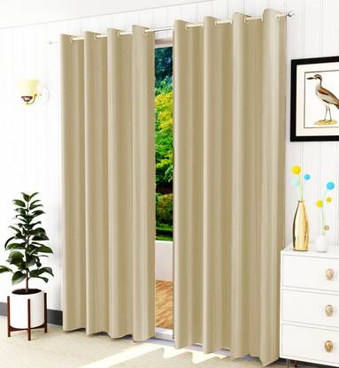Haimac 275 cm (9 ft) Polyester Blackout Long Door Curtain Single Curtain