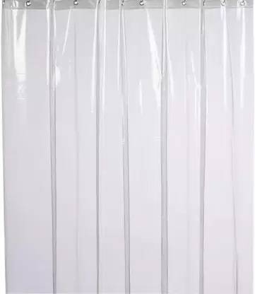 Chhapri 212 cm (7 ft) PVC Transparent Long Door Curtain Single Curtain