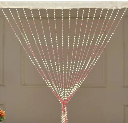 VOBLIN 213 cm (7 ft) Long Door Blends Semi Transparent Curtain Single Curtain