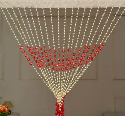 GOYTEX Red string bead curtain