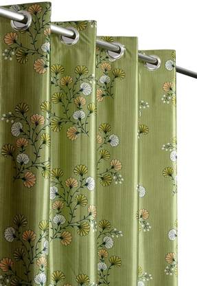 Flipkart SmartBuy 152 cm (5 ft) Polyester Semi Transparent Window Curtain (Pack Of 2)