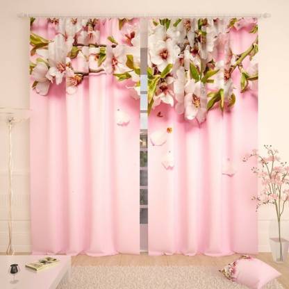 S22 154 cm (5 ft) Polyester Room Darkening Window Curtain (Pack Of 2)