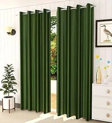 Fashion String 153 cm (5 ft) Polyester Semi Transparent Window Curtain (Pack Of 2)
