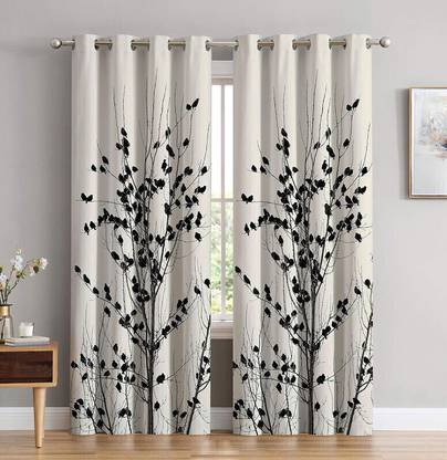 GRIZNA 213 cm (7 ft) Polyester Room Darkening Door Curtain Single Curtain