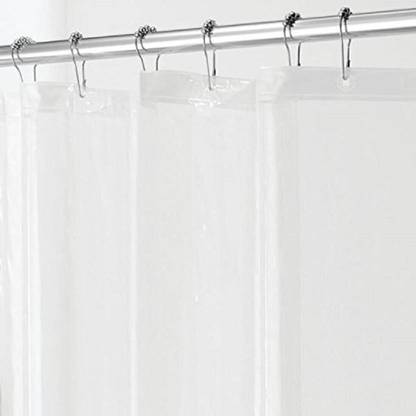 SHAVIN 210 cm (7 ft) PVC Transparent Door Curtain Single Curtain