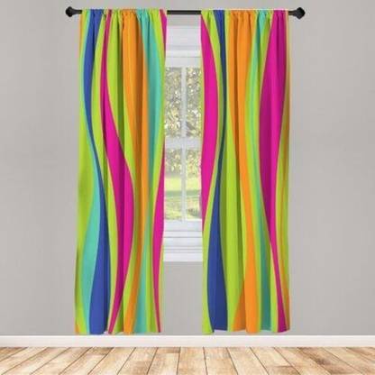 S22 154 cm (5 ft) Window Polyester Room Darkening Curtain (Pack Of 2)