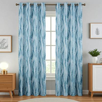 Kraftiq Homes 152 cm (5 ft) पर्दा (2  का पैक)