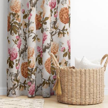 MFI 152 cm (5 ft) Cotton Room Darkening Window Curtain Single Curtain