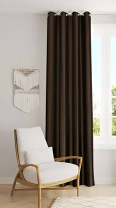 Kanodia Poly Fab 213 cm (7 ft) Polyester Room Darkening Door Curtain Single Curtain