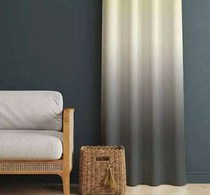 Vmv Décor 154 cm (5 ft) Window Polyester Room Darkening Curtain (Pack Of 2)