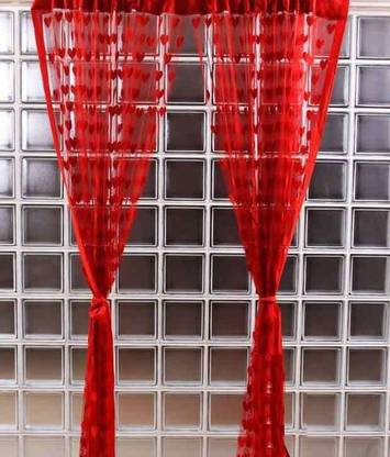 TOP ONE 213 cm (7 ft) Door Net Curtain Single Curtain