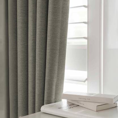 LINENWALAS 274.32 cm (9 ft) Long Door Polyester Blackout Curtain (Pack Of 2)