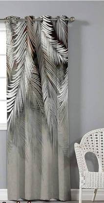 Vf e curtains 152 cm (5 ft) Window Polyester Room Darkening Curtain Single Curtain