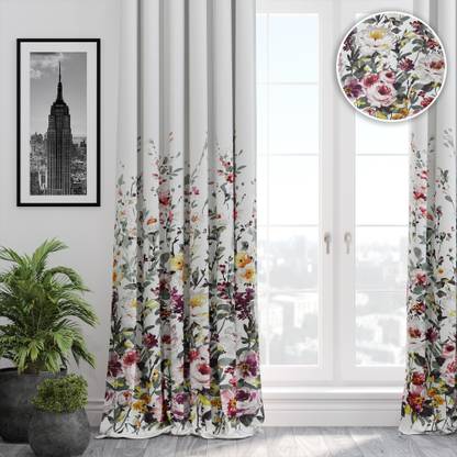 V21 DECOD 154 cm (5 ft) Polyester Room Darkening Window Curtain (Pack Of 2)