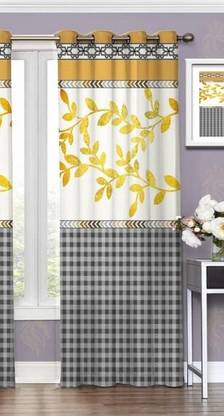 eunik E store 152 cm (5 ft) Window Polyester Room Darkening Curtain Single Curtain