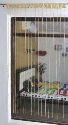 Polartains 274 cm (9 ft) Long Door PVC Room Darkening Curtain Single Curtain