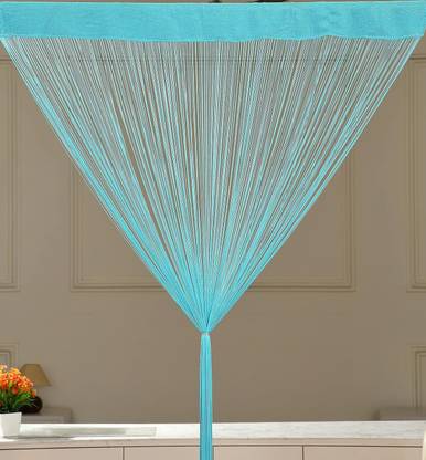 Shamsuddin 210 cm (7 ft) Polyester Semi Transparent Door Curtain Single Curtain