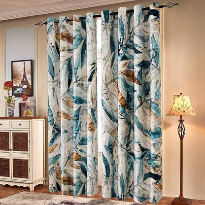 GRIZNA 213 cm (7 ft) Polyester Room Darkening Door Curtain Single Curtain