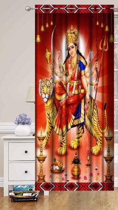 Migen 213 cm (7 ft) Polyester Room Darkening Door Curtain Single Curtain