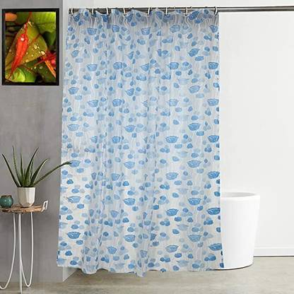 SHAVIN 272 cm (9 ft) Long Door PVC Semi Transparent Curtain Single Curtain