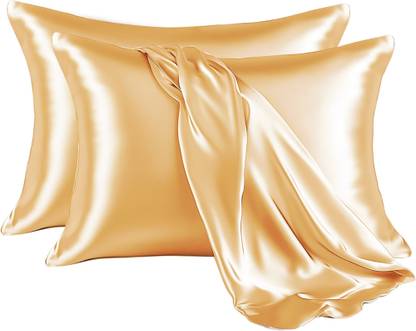 Espresso Satin Pillows Cover