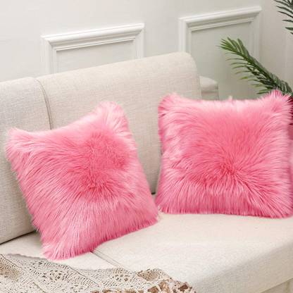 KNEFT Fur Cushions Cover