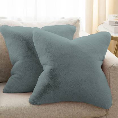 LUXE HOME INTERNATIONAL Fur Cushions Cover