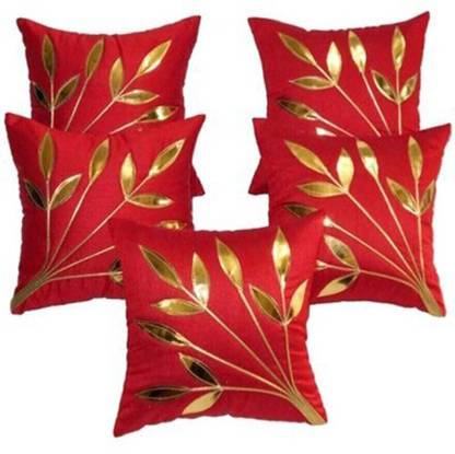 India Furnish Polyester, Dupion Silk Cushions & Pillows Cover